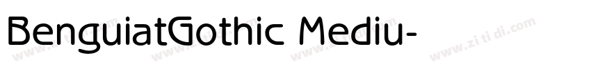 BenguiatGothic Mediu字体转换